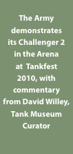 British Army Challenger 2 at Tankfest