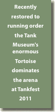 Tortoise Assault tank at Tankfest